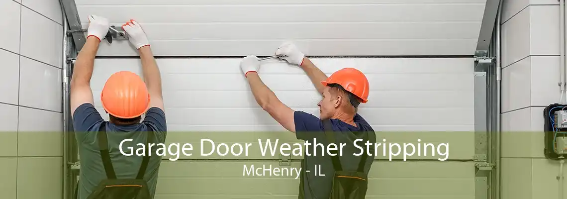 Garage Door Weather Stripping McHenry - IL